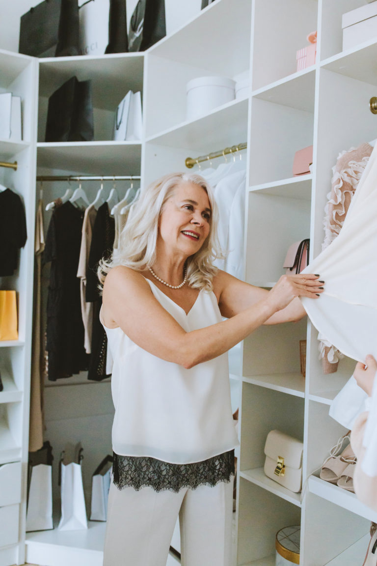 studio portrait photographer clothing closet